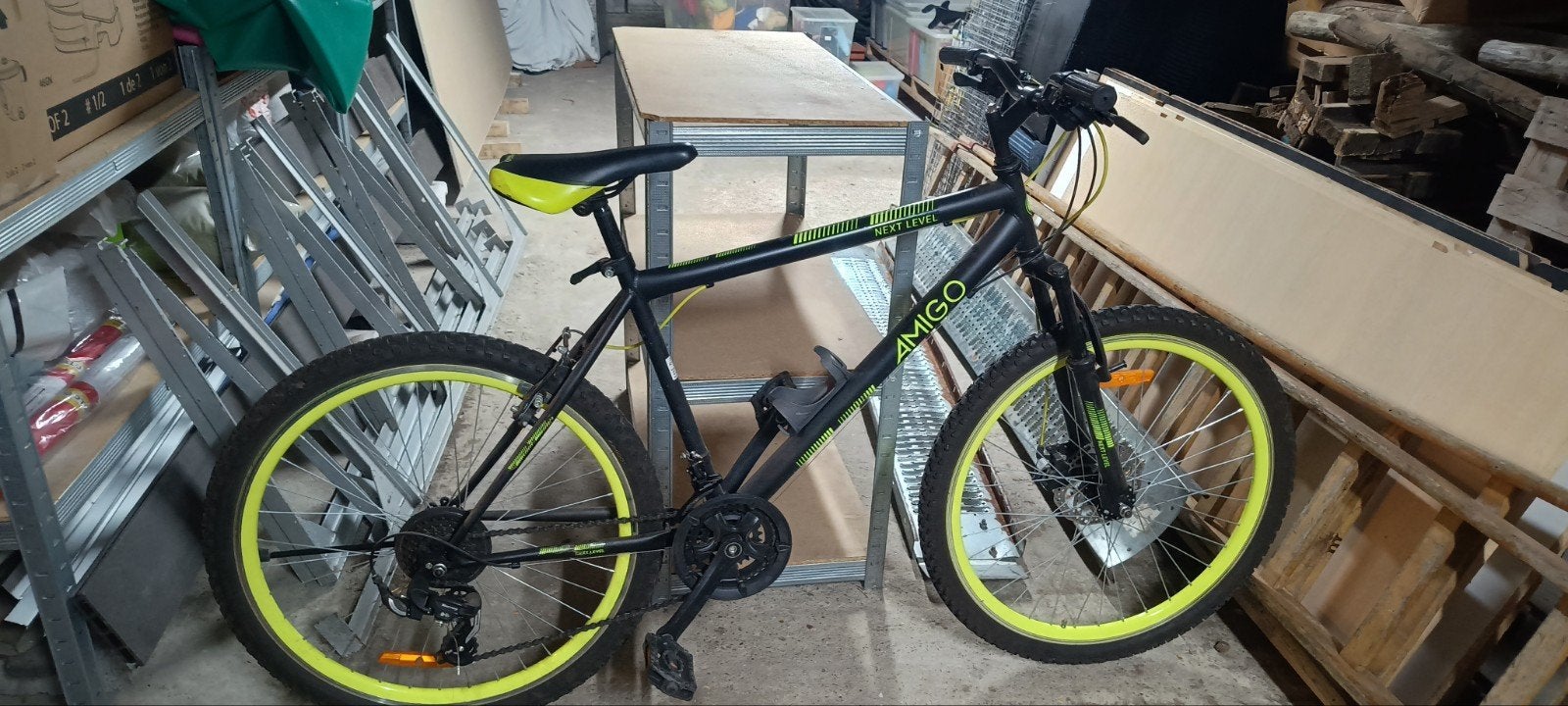 Jongens fiets 26 inc, Ophalen