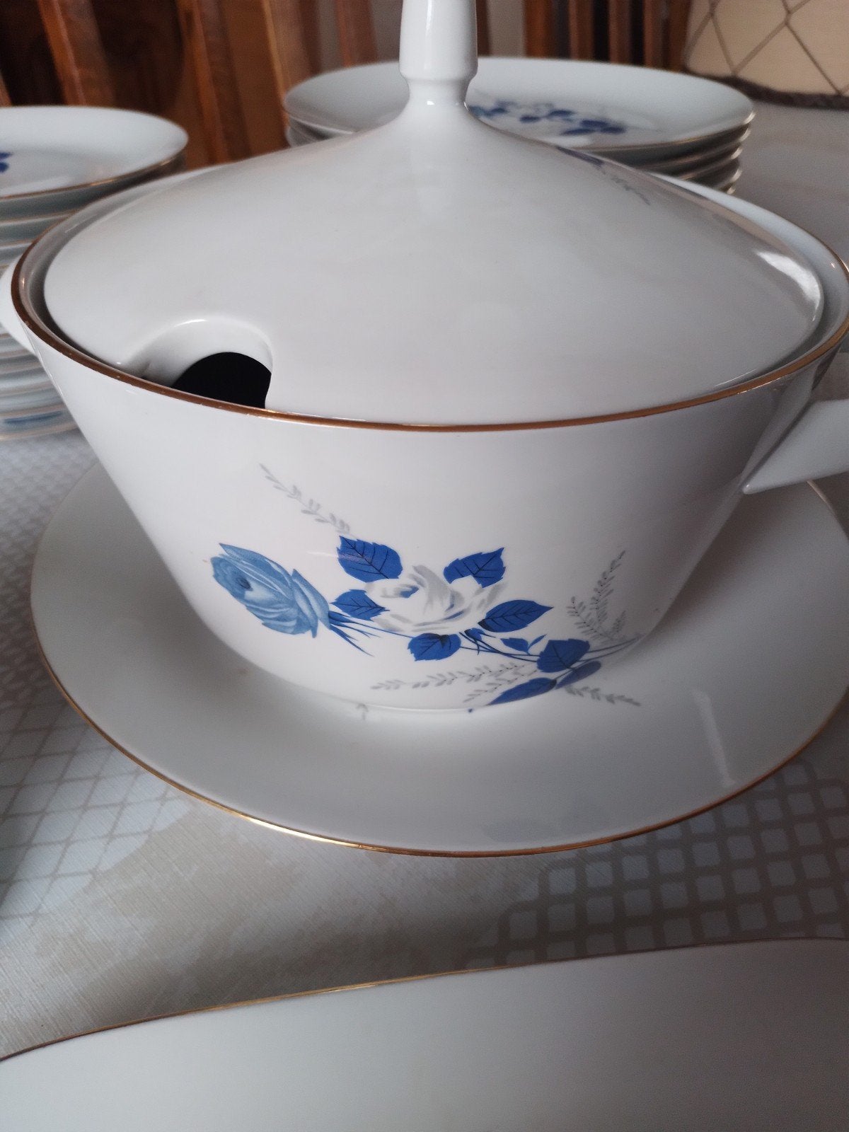 Vintage servies, Ophalen