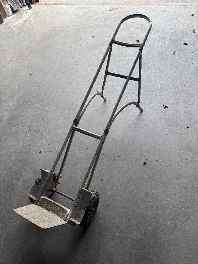 Steekkar Aluminium, Bricolage & Construction, Moins de 60 litres, Enlèvement, Utilisé, Diable