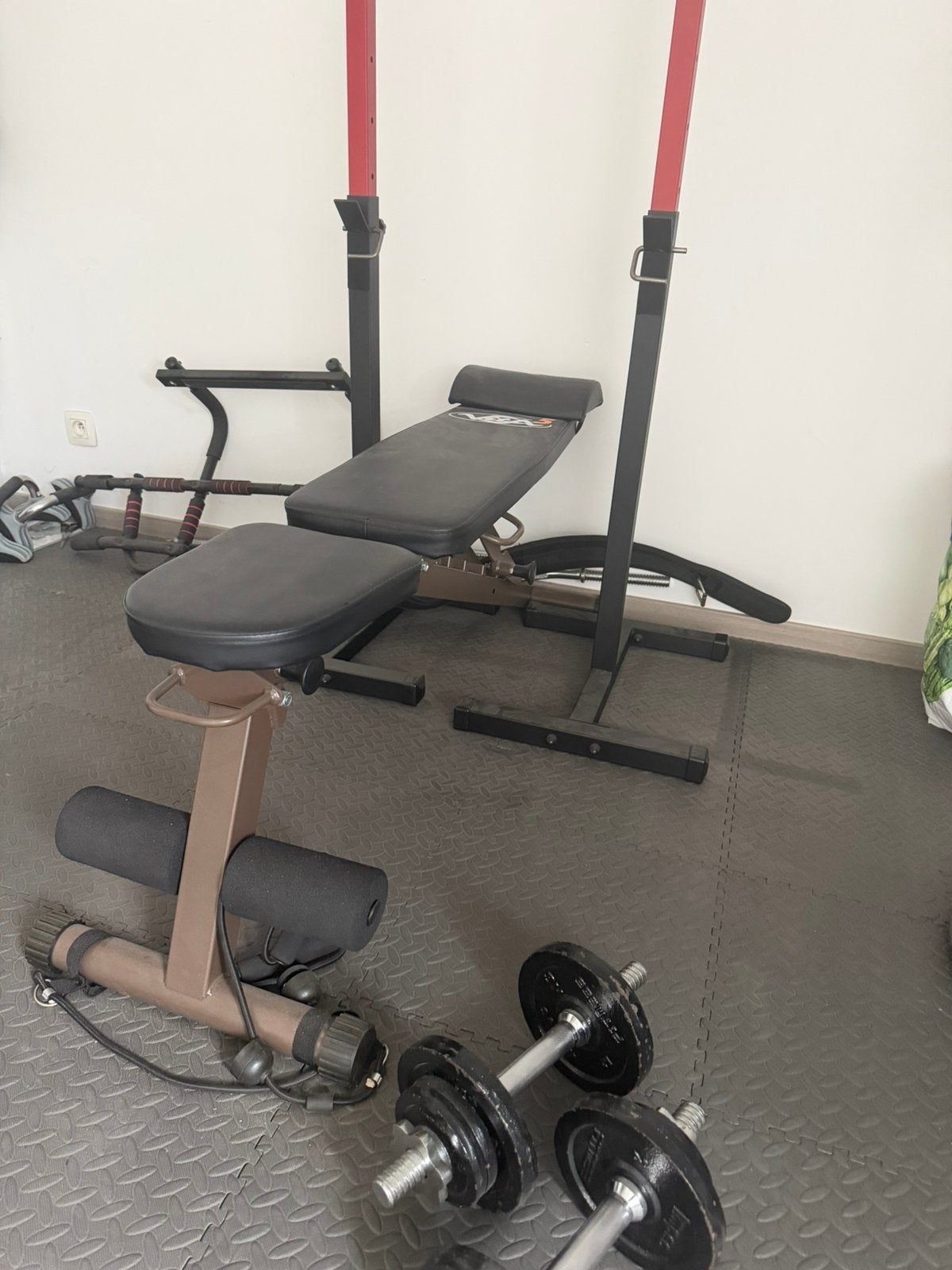 Metaal zwart, Sport en Fitness, Fitnessmaterialen, Ophalen
