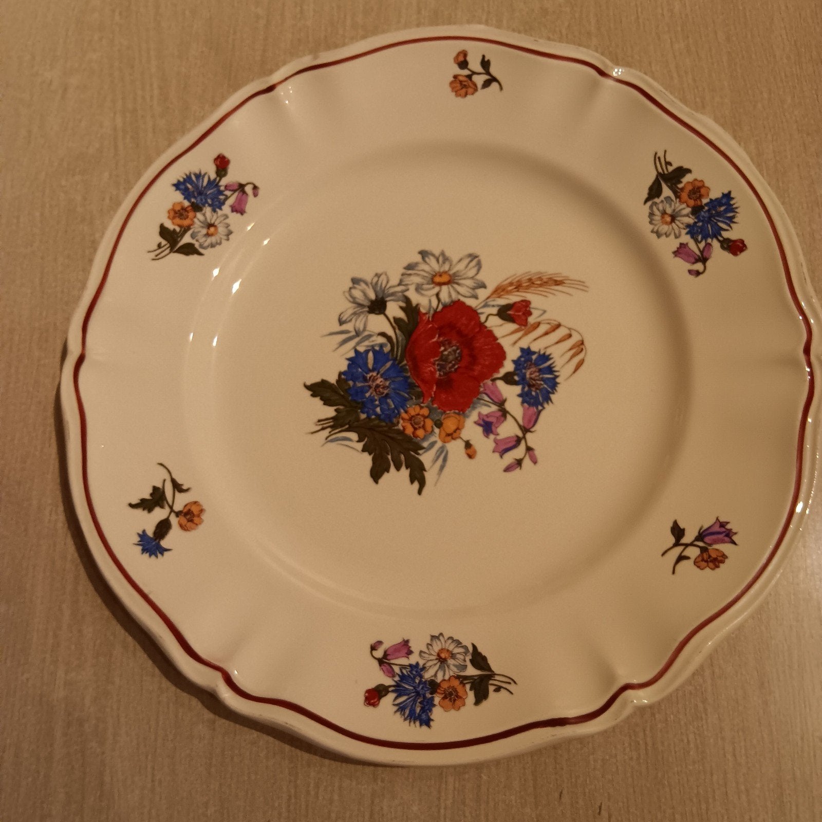 groot bord, Ophalen