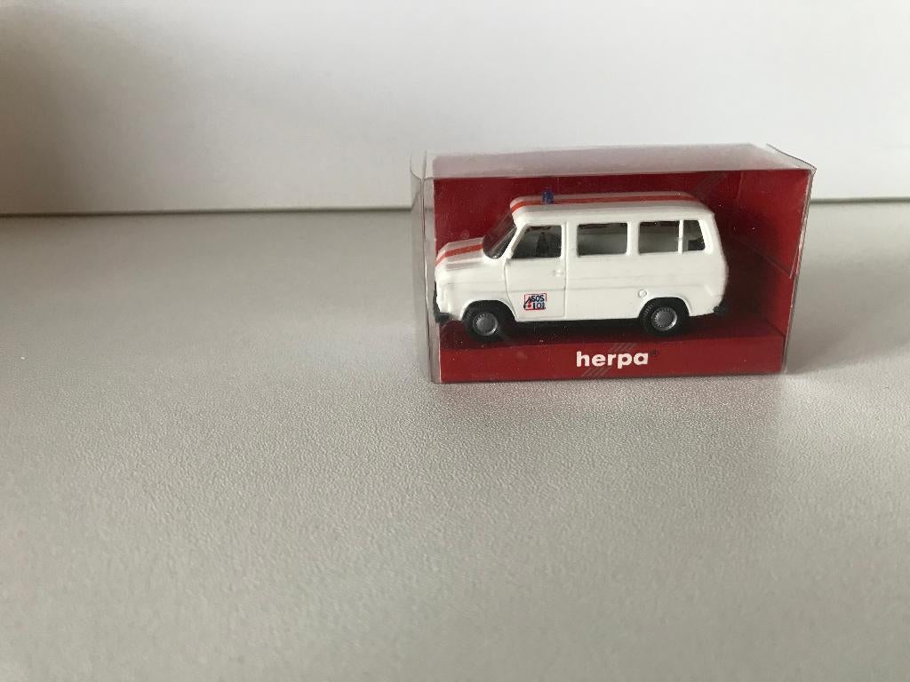 FORD TRANSIT - GENDARMERIE BELGE - HERPA - 1:87, Envoi, Neuf, Bus ou Camion, Herpa