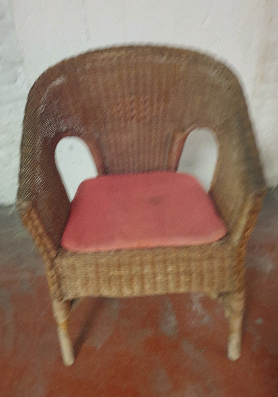 vintage rotan zeteltje, Ophalen