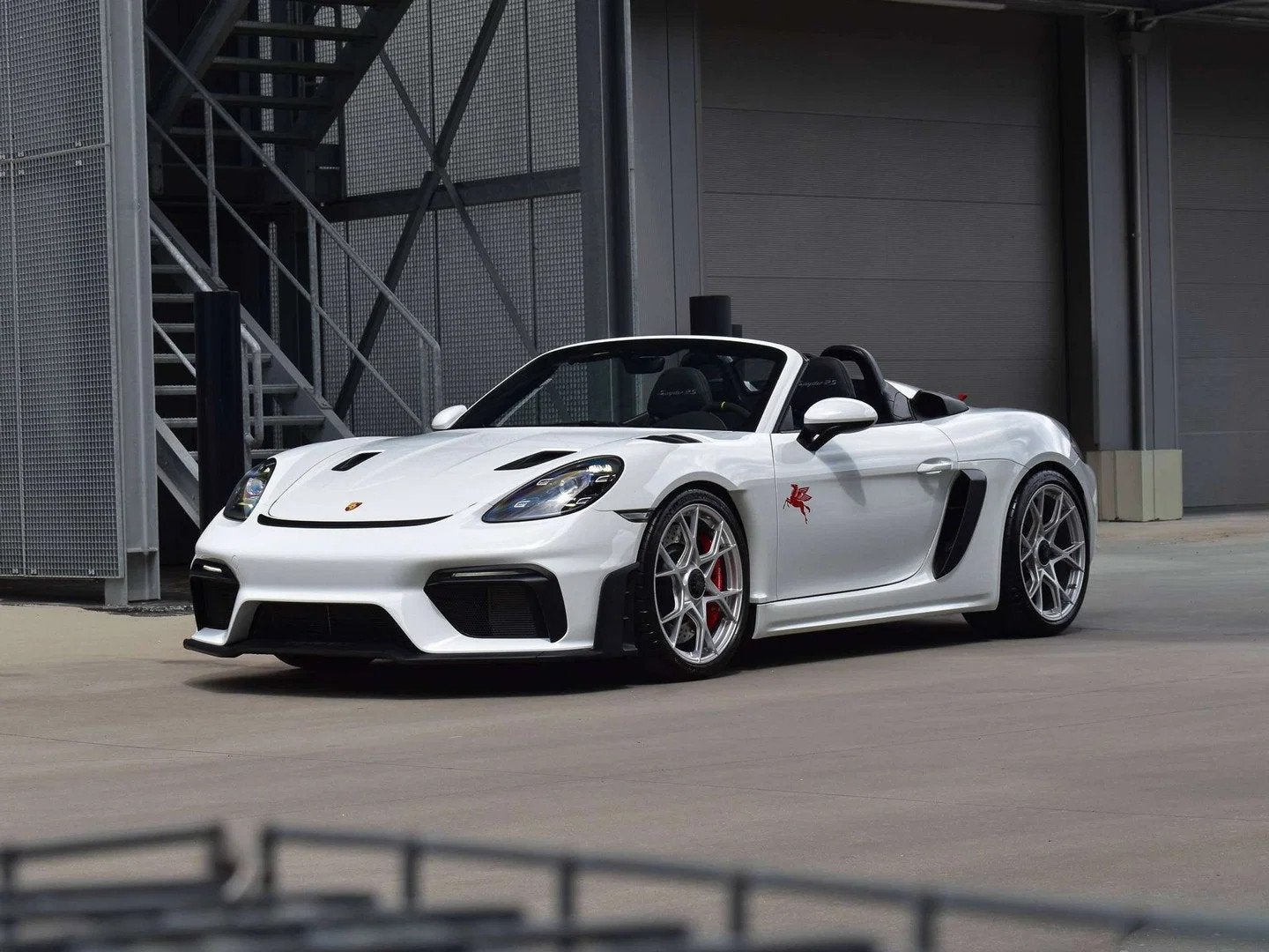 Porsche 718 Spyder RS / 4.0 PDK / Pure White / 1st Owner, Auto's, Porsche, Automaat, Lichtsensor, Gebruikt, Zwart