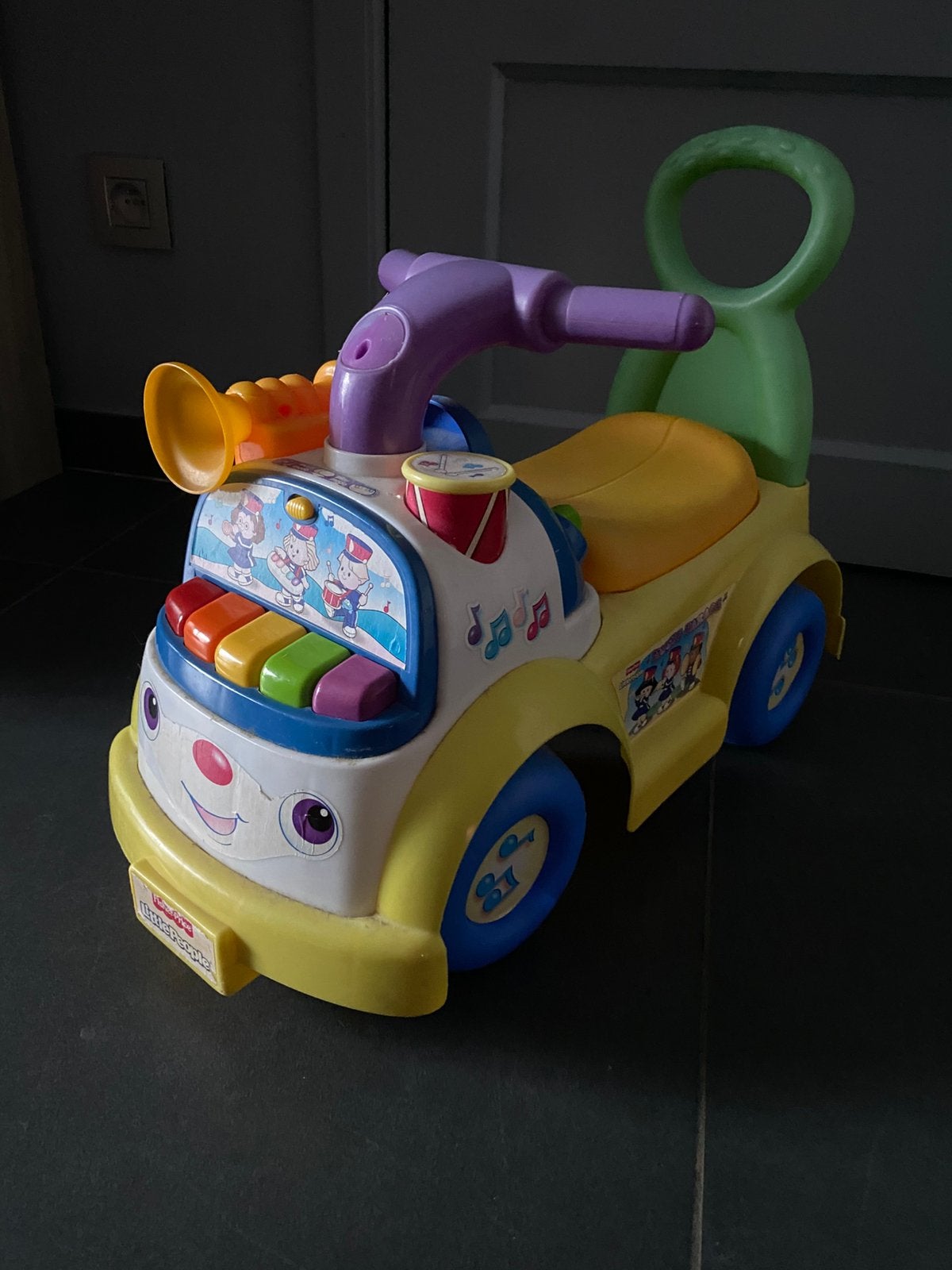 Loopauto Fisher Price met muziek, Ophalen, Gebruikt