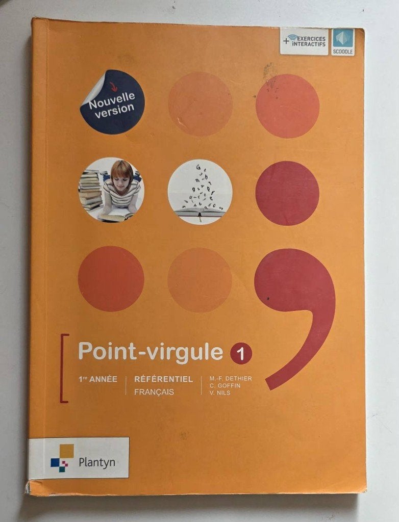 Point virgule 1, Enlèvement, Utilisé, Secondaire