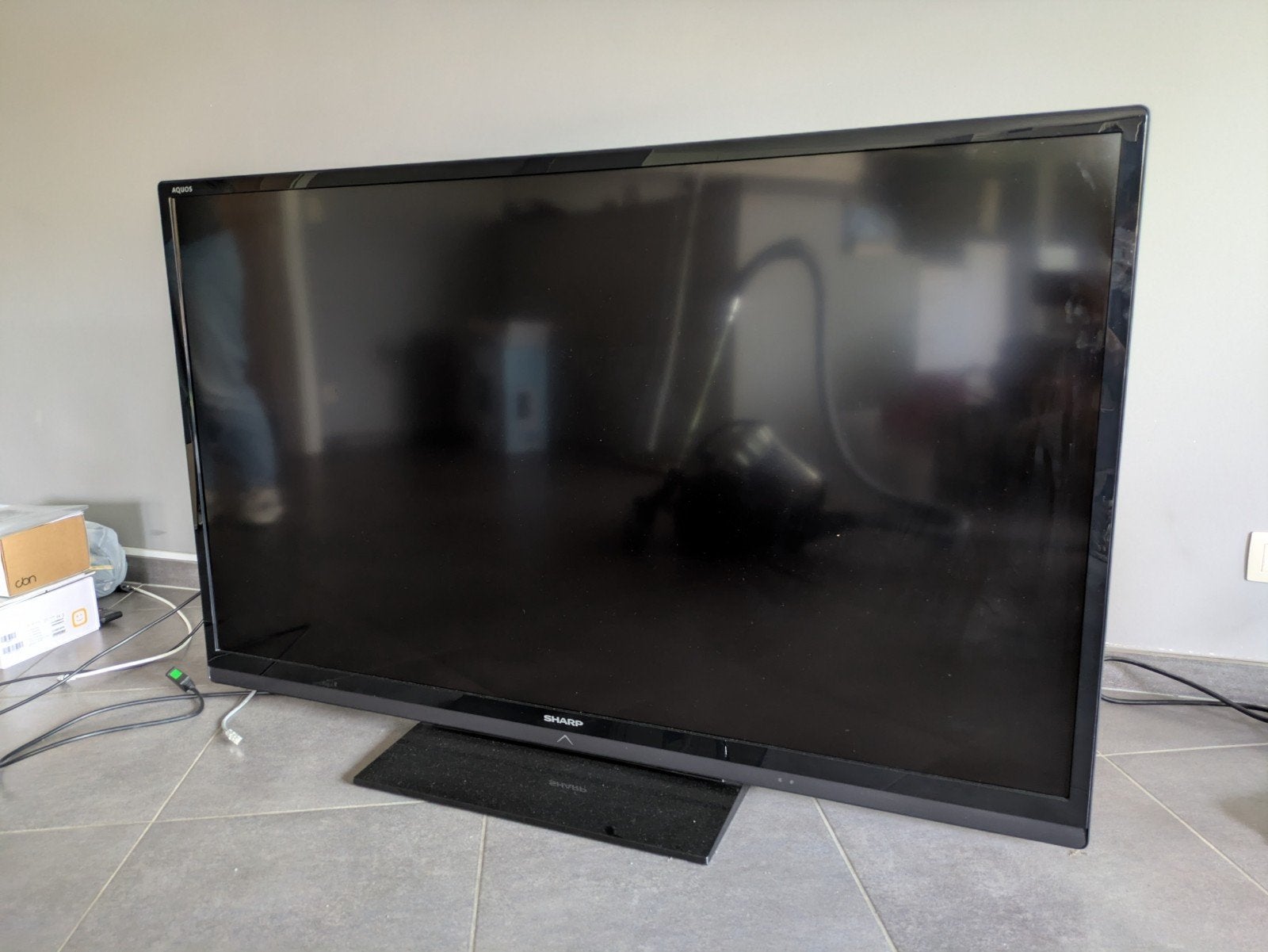 Grote flatscreen tv, Ophalen, Gebruikt, LCD, 100 Hz