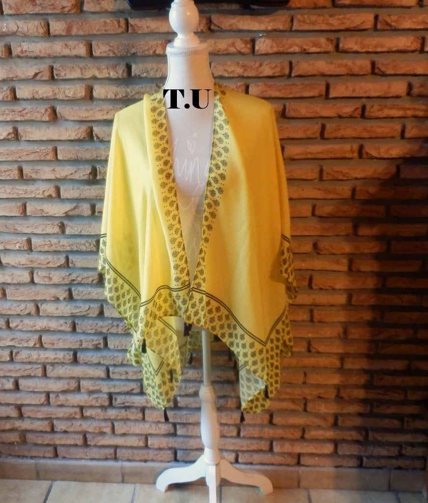 (63) -gilet femme t.U jaune - even&odd -, Geel, Maat 42/44 (L), Ophalen of Verzenden, Zo goed als nieuw