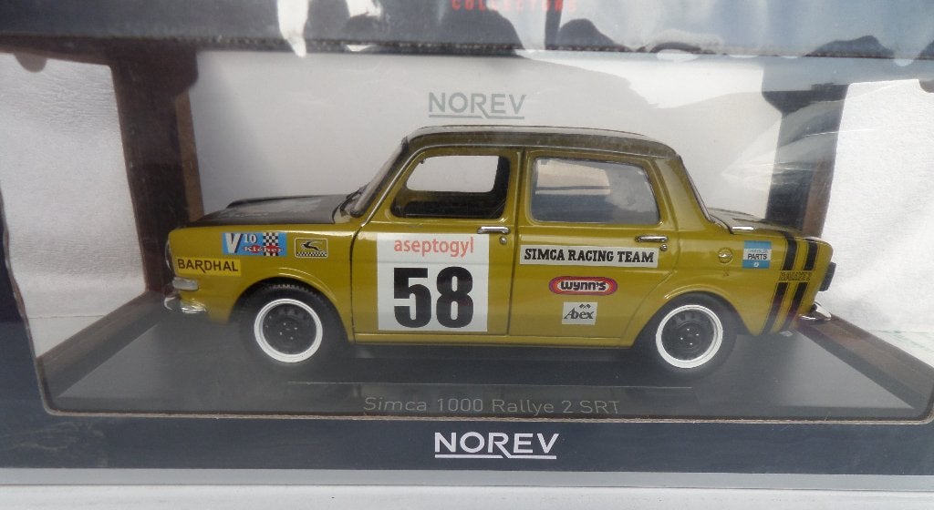 Simca Rallye 2 1:18, Ophalen of Verzenden, Zo goed als nieuw, Auto, Norev