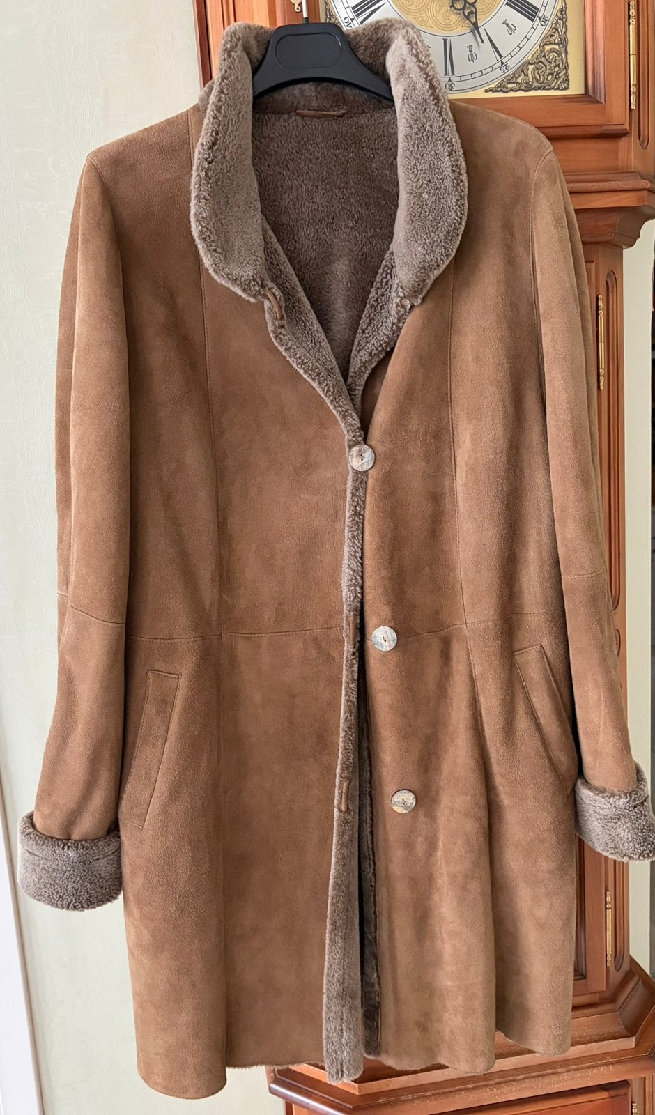Damesjas in schapenleer, Kleding | Dames, Verzenden, Gedragen