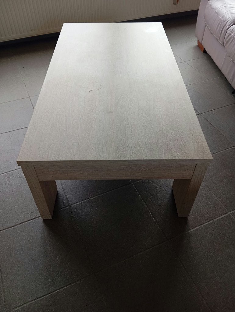 Table salon, Ophalen, Gebruikt, Rechthoekig, Eikenhout