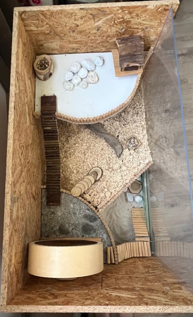 Séjour de luxe pour hamsters, Niche, 75 à 110 cm, Enlèvement, Utilisé