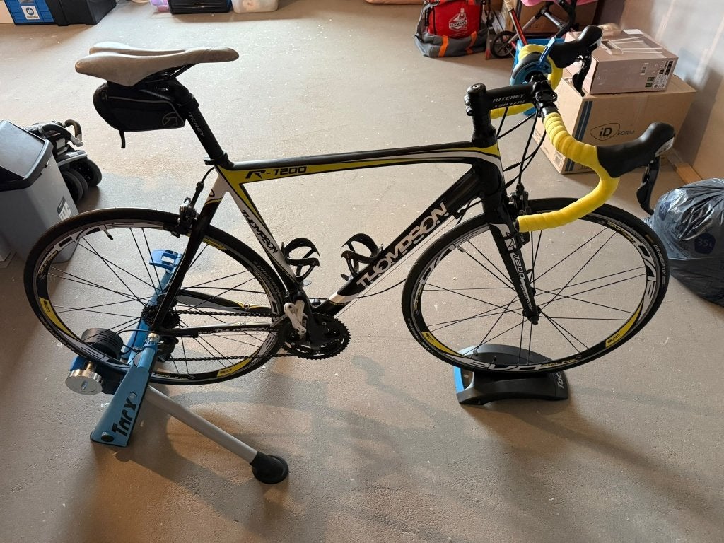 Racefiets Thompson R-1200, Ophalen