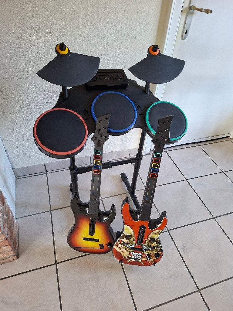 Playstation 3 + Guitar Hero + Move + Games, Ophalen, Gebruikt, Overige genres, 2 spelers
