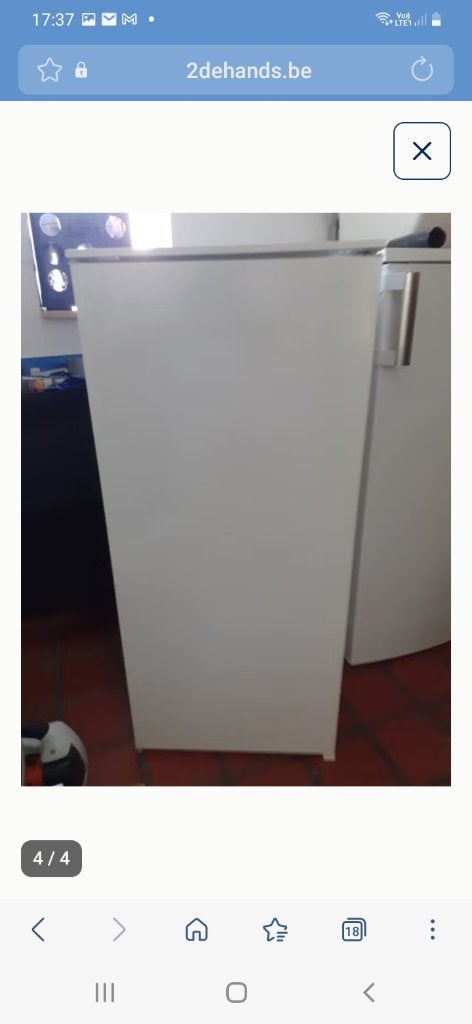 Inbouwfrigo, Electroménager, Réfrigérateurs & Frigos, Enlèvement, Utilisé, Avec compartiment congélateur