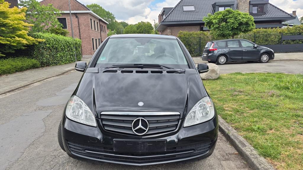 Mercedes A-klasse 2.0i–2012–Km220.000–Handelaarsprijs–Airco, Auto's, Euro 5, Stof, Zwart, Zwart