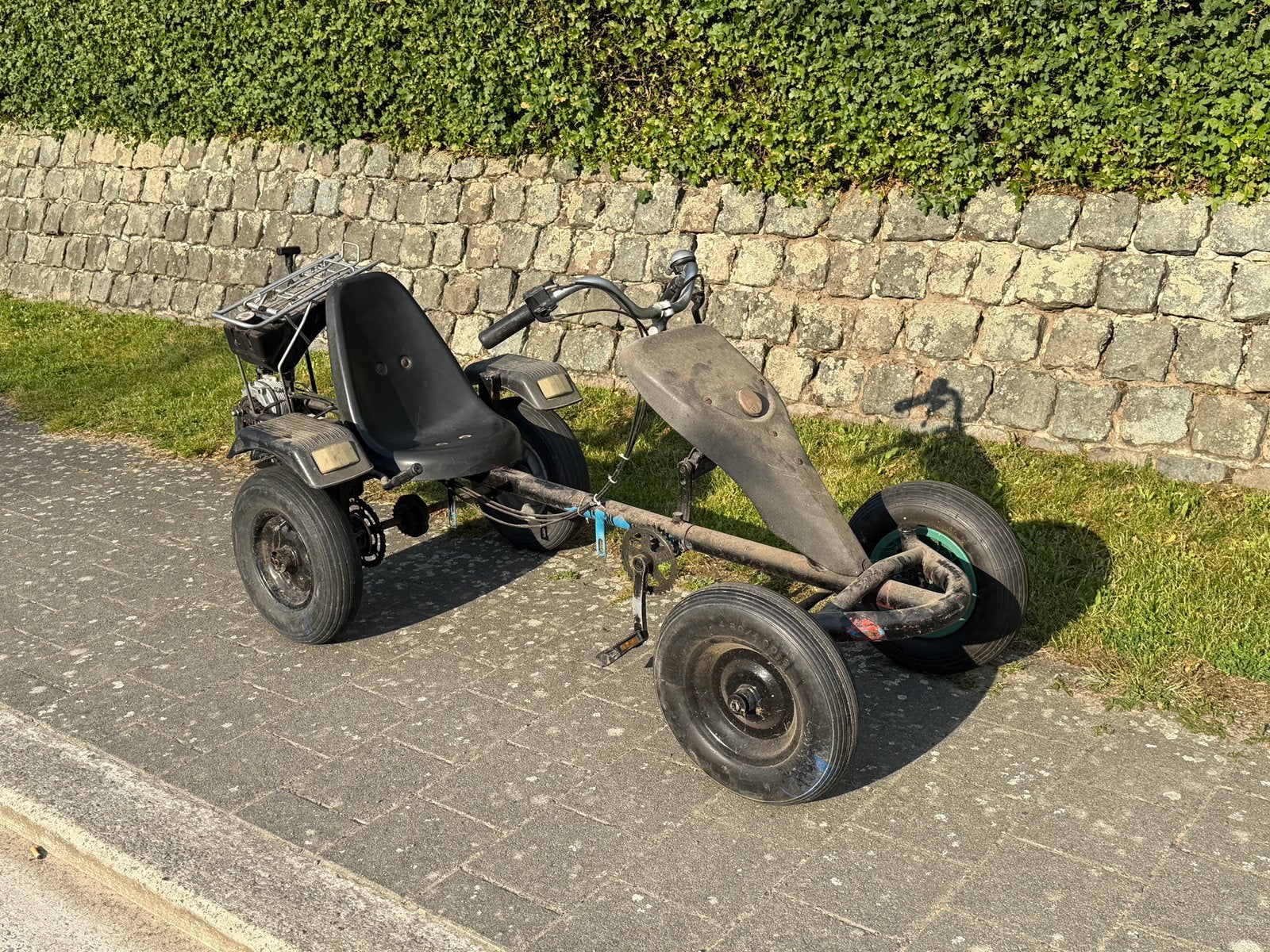 Go cart met Motor, Kinderen en Baby's, Speelgoed | Buiten | Skelters, Ophalen, Zo goed als nieuw, Motor