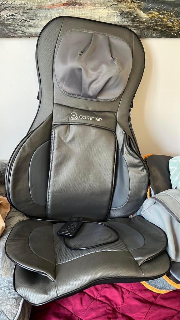 Masseur shiatsu confortable CF 2307A, Sports & Fitness, Produits de massage, Enlèvement, Utilisé, Chaise de massage ou Coussin