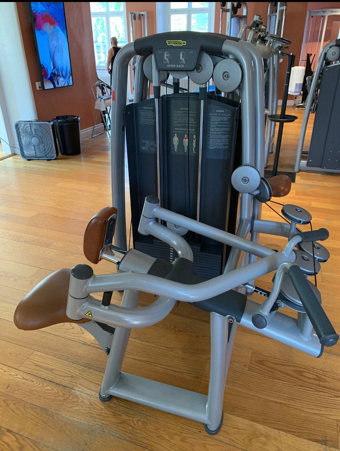 Technogym Upper Back – professionele krachtmachine, Ophalen, Zo goed als nieuw, Armen