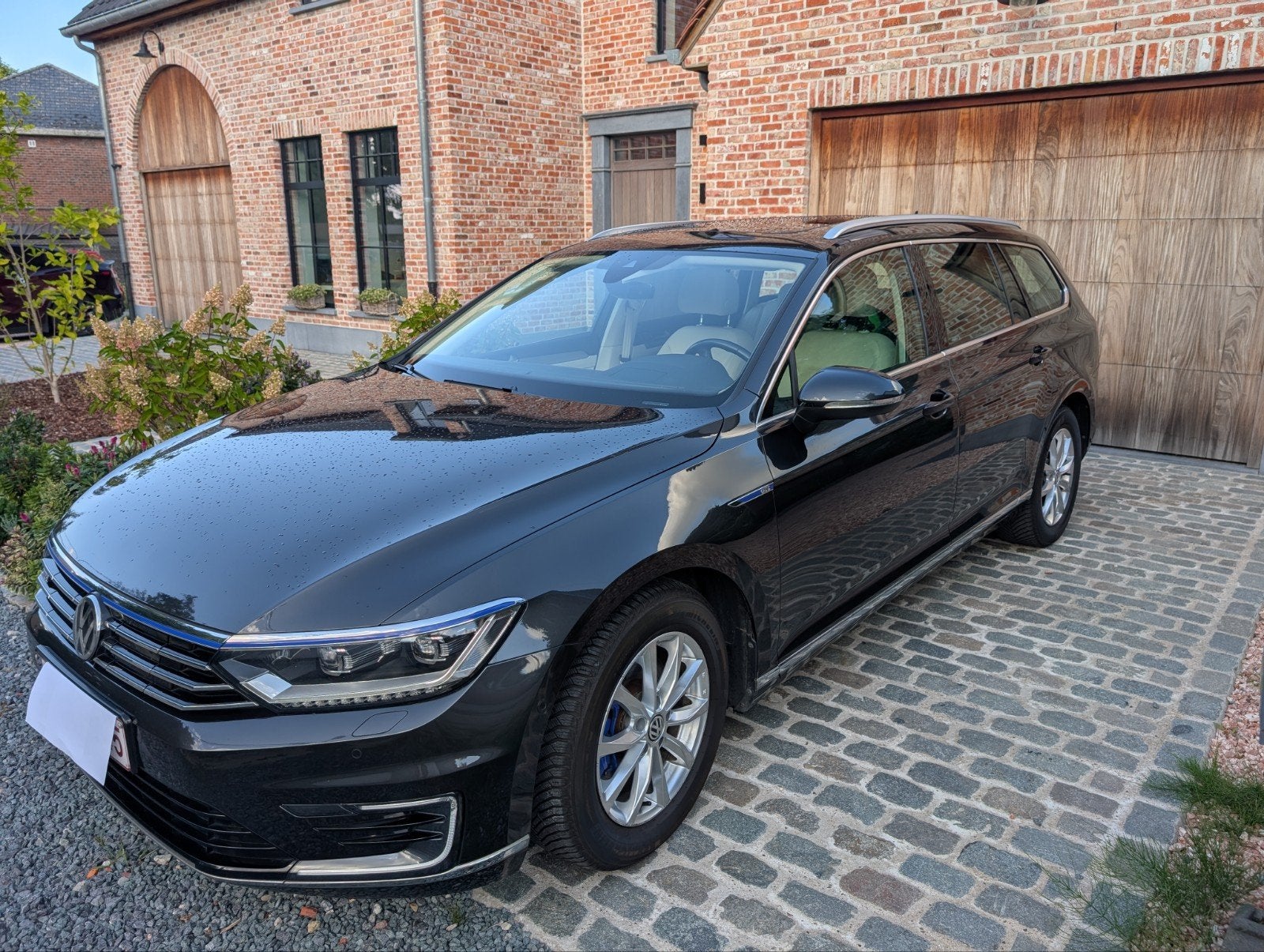 VW Passat gte 12/2017 143k kilometers, Dealer onderhouden, Zwart, Elektrisch, Break