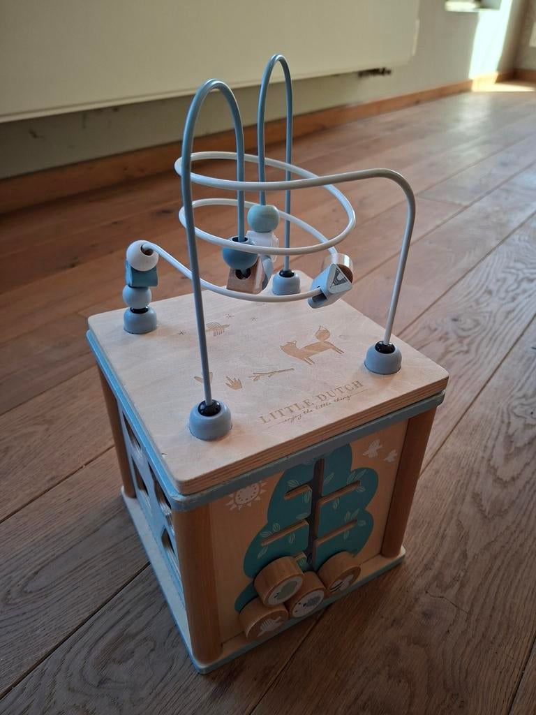 Little Dutch Houten Activiteitenkubus - Forest Friends FSC, Kinderen en Baby's, Speelgoed | Houten speelgoed, Ophalen
