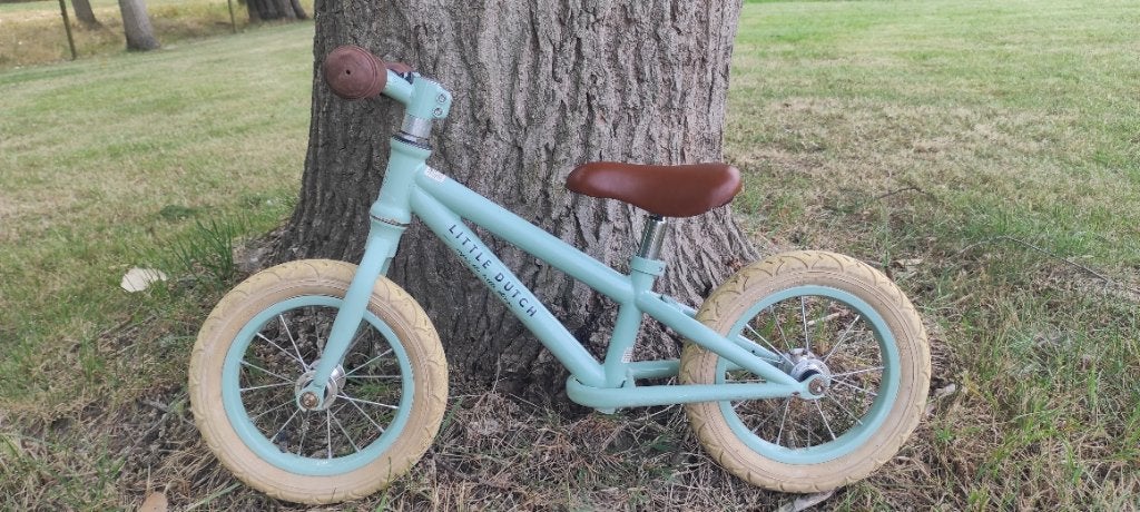 Loopfiets Little Dutch muntgroen, Kinderen en Baby's, Speelgoed | Buiten | Voertuigen en Loopfietsen, Ophalen, Gebruikt, Loopfiets