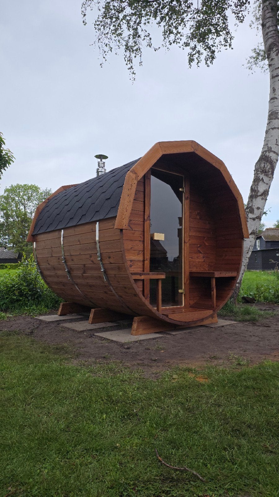 Livraison et installation gratuites d'un sauna en baril de 2, Enlèvement ou Envoi