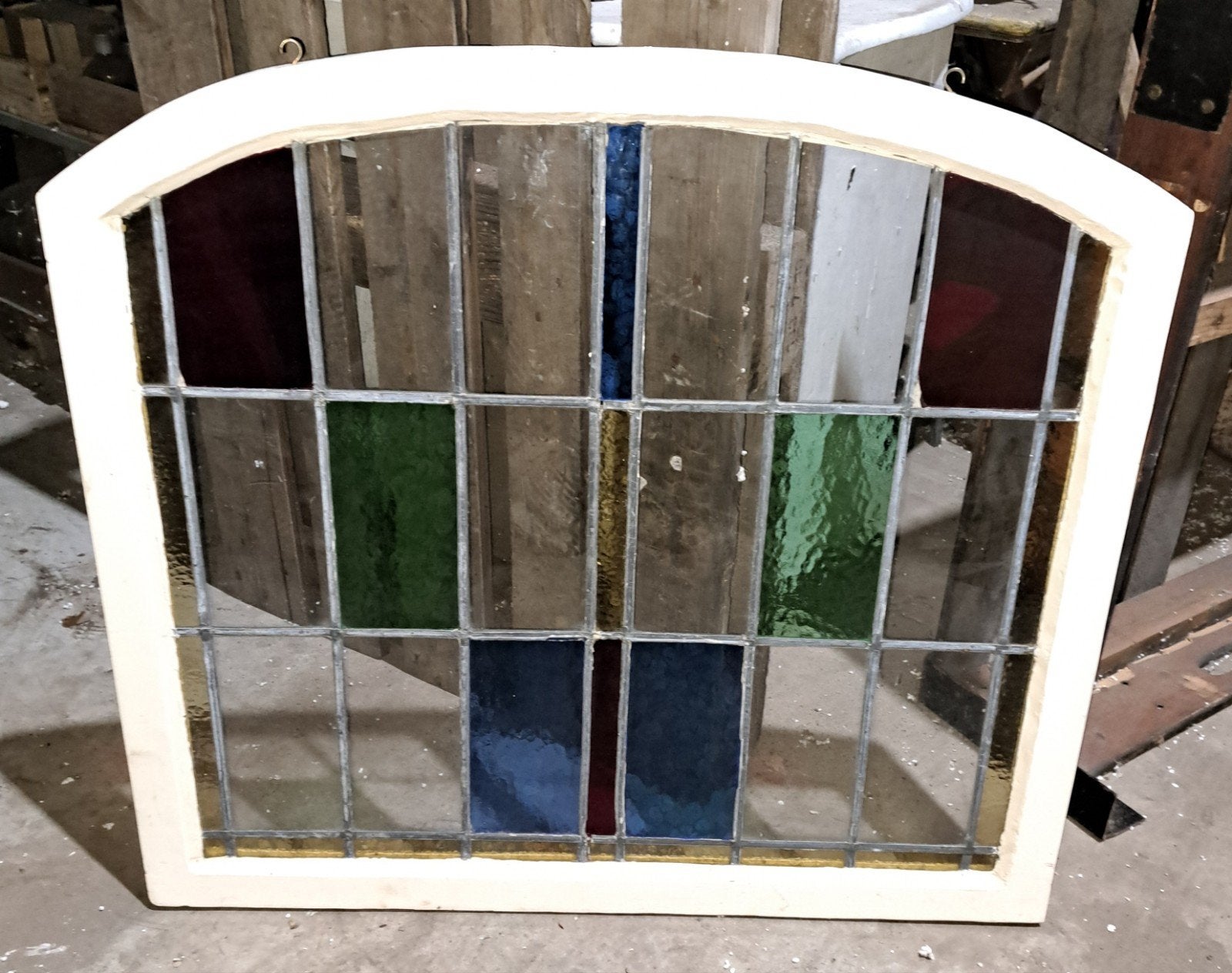 Raam glas in lood raam decoratie, Ophalen