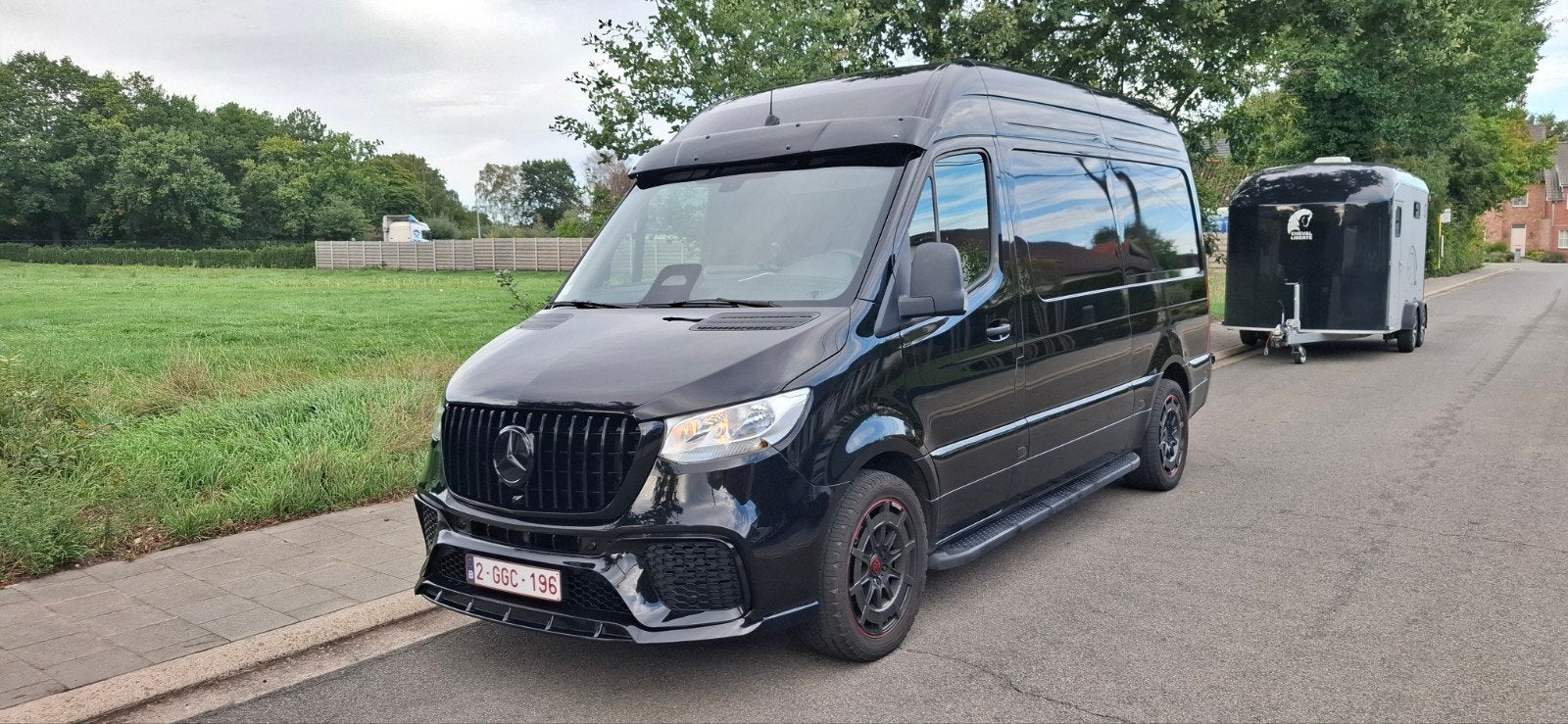 Mercedes sprinter 2025 317 custom made, Auto's, Automaat, 4 deurs, Achterwielaandrijving, Zwart