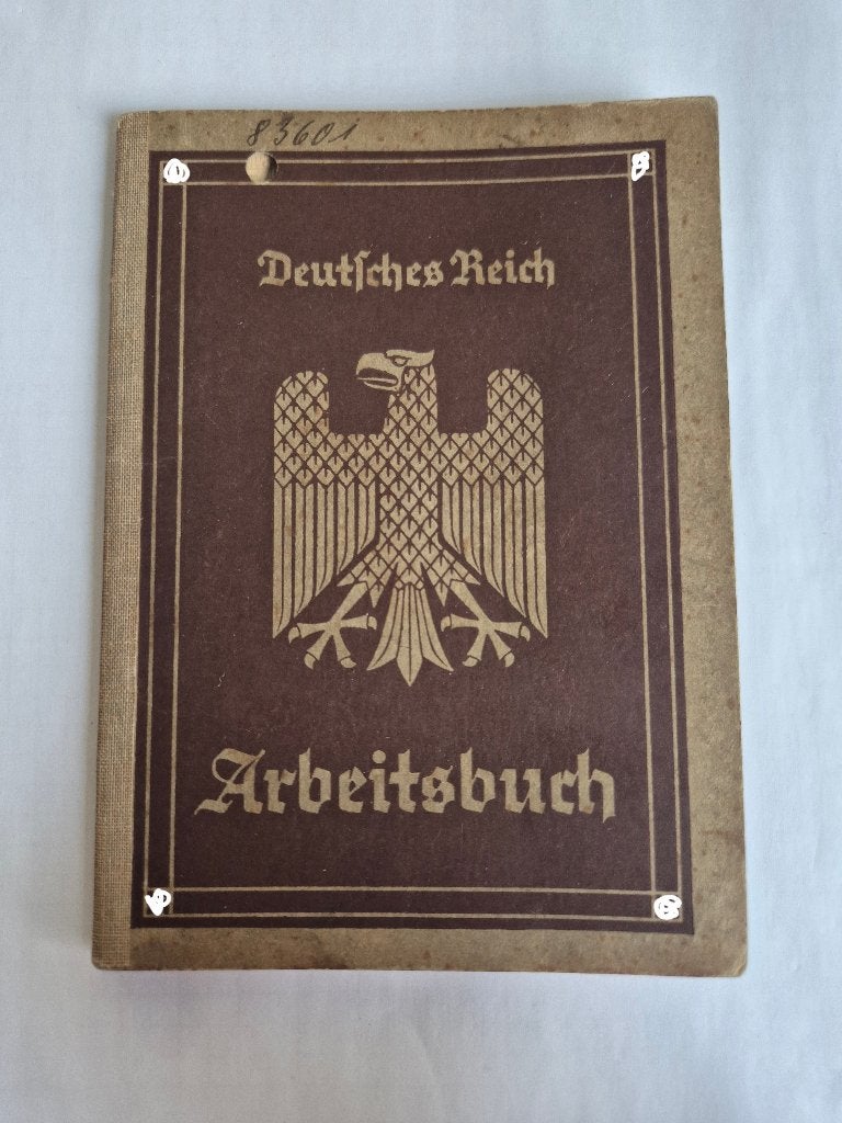 ww2  Duits arbeitsbuch, Verzamelen, Militaria | Tweede Wereldoorlog, Ophalen, Overige soorten, Overige typen