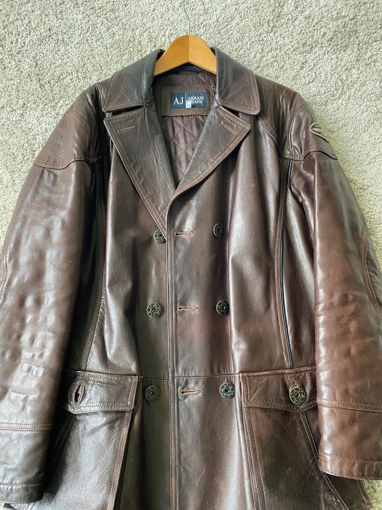 Herenmantel herenjas Armani maat large/xl, Ophalen of Verzenden, Zo goed als nieuw