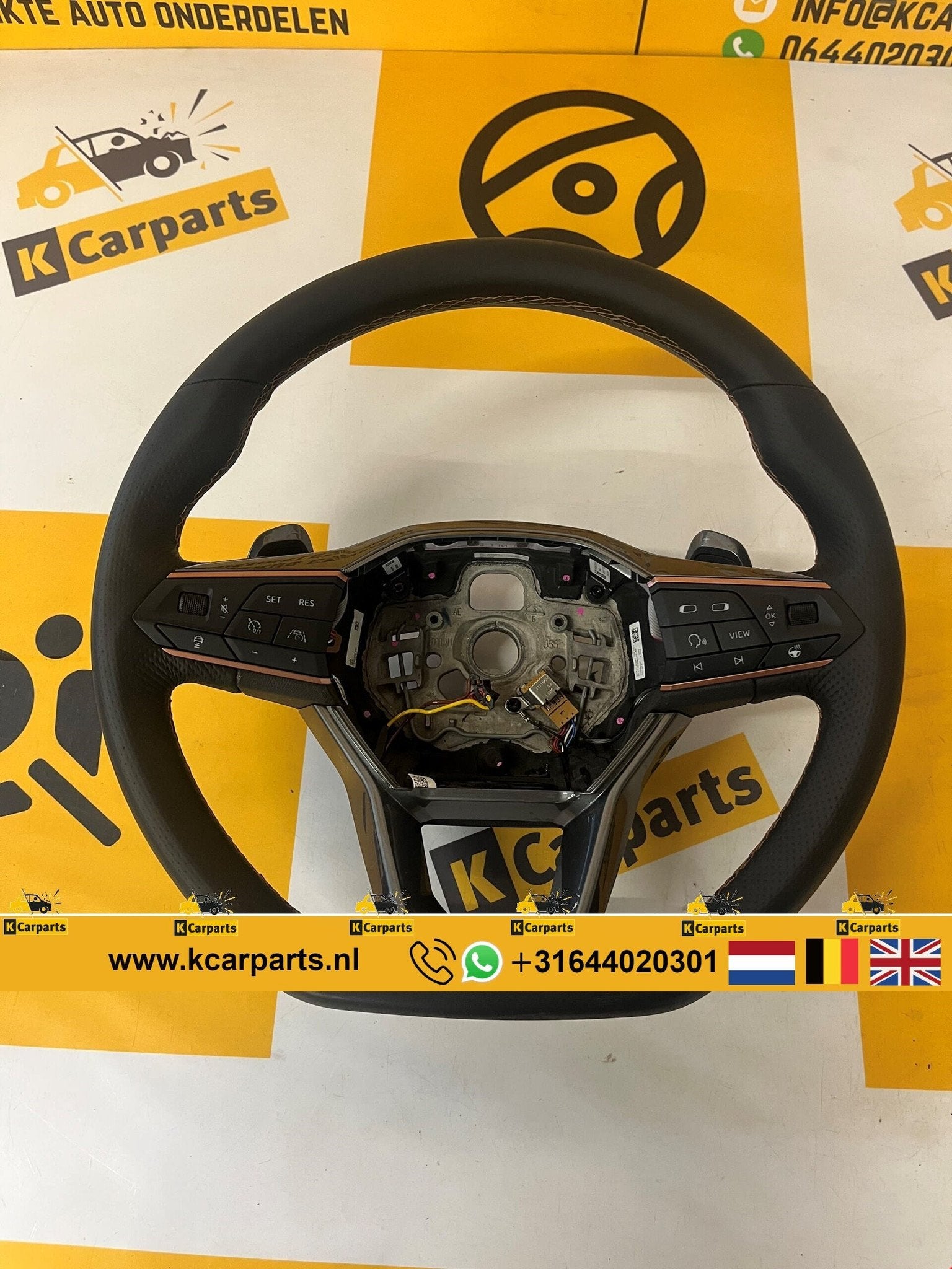 STUUR SEAT LEON CUPRA 5FA 419091DQXEY ORIGINEEL STUURWIEL, Auto-onderdelen, Besturing, Fabrikant BV, Gebruikt, Info@fabrikant.eu
