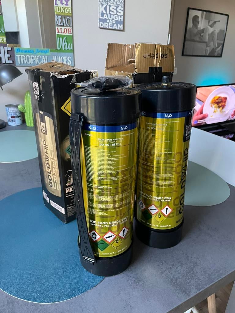 Protoxyde d’azote 2000g, Enlèvement, Comme neuf