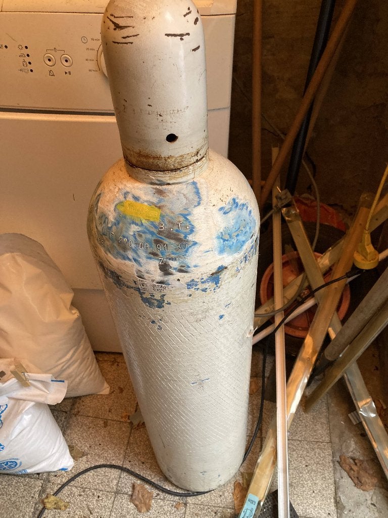 Bouteille oxygène 24.9 kg/20l à 900 bars + détendeurs, Enlèvement, Utilisé