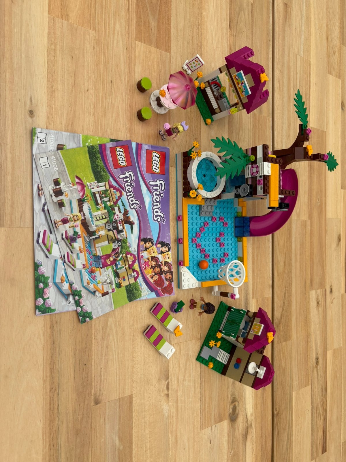 Lego Friends haertlake zwembad - Volledige set, Ophalen, Gebruikt, Lego, Friends