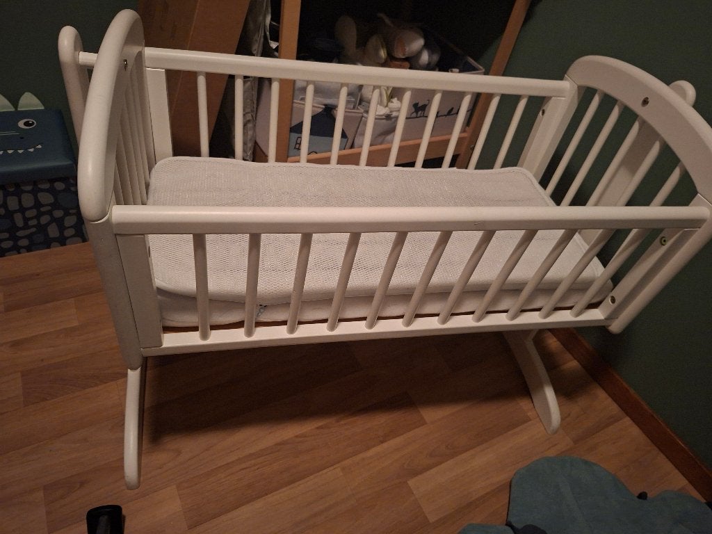 Wieg dreamland. Wit voor baby, Enlèvement, Comme neuf, Berceau
