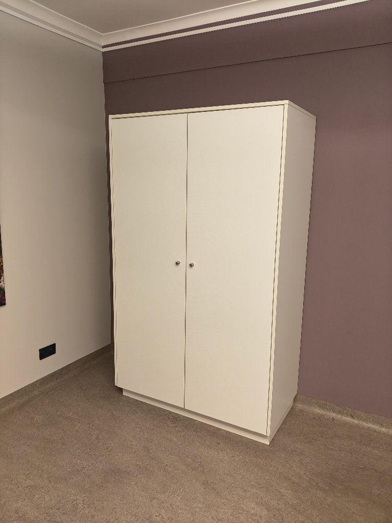 Witte bureau kasten, Ophalen, Overige materialen, Met deur(en), 200 cm of meer
