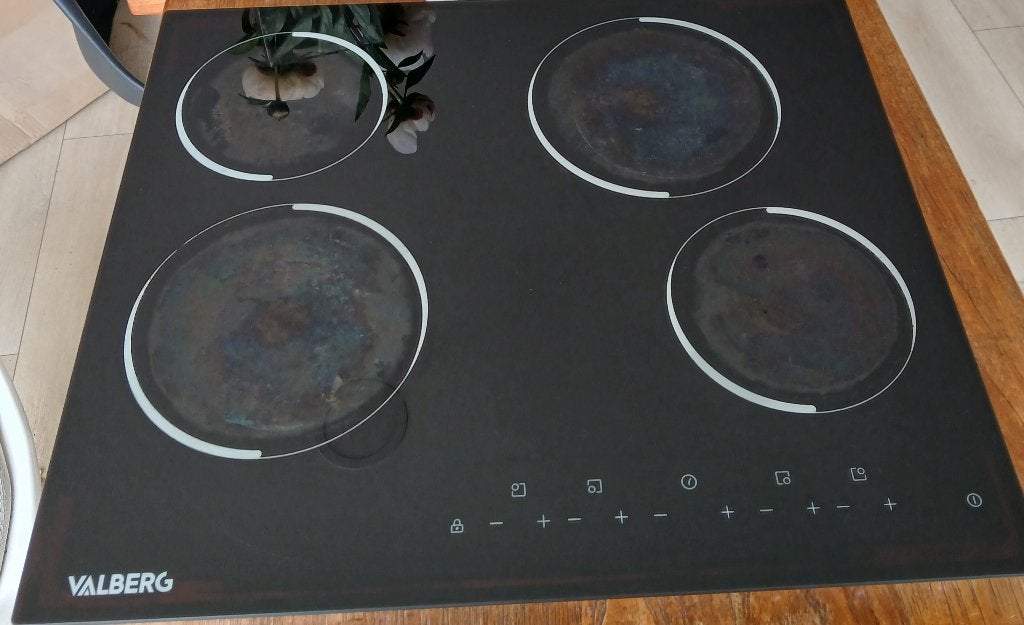 Plaque vitroceramique Valberg 60 cm, Electroménager, 4 zones de cuisson, Comme neuf, Enlèvement, À Poser