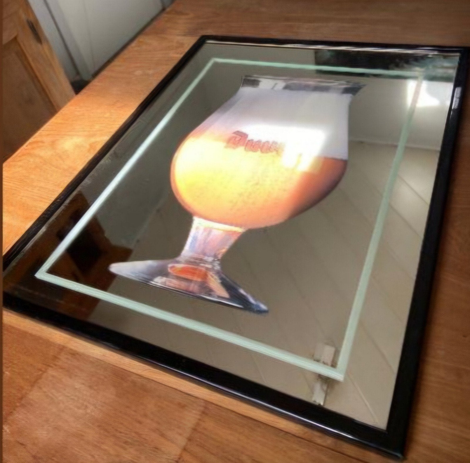 Duvel spiegel, Ophalen of Verzenden, Duvel