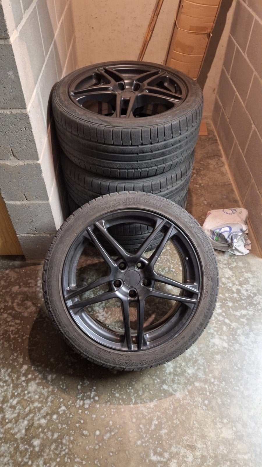 4 alu wintervelgen merk Dezent, Auto-onderdelen, Ophalen, 18 inch, Gebruikt, Velg(en)