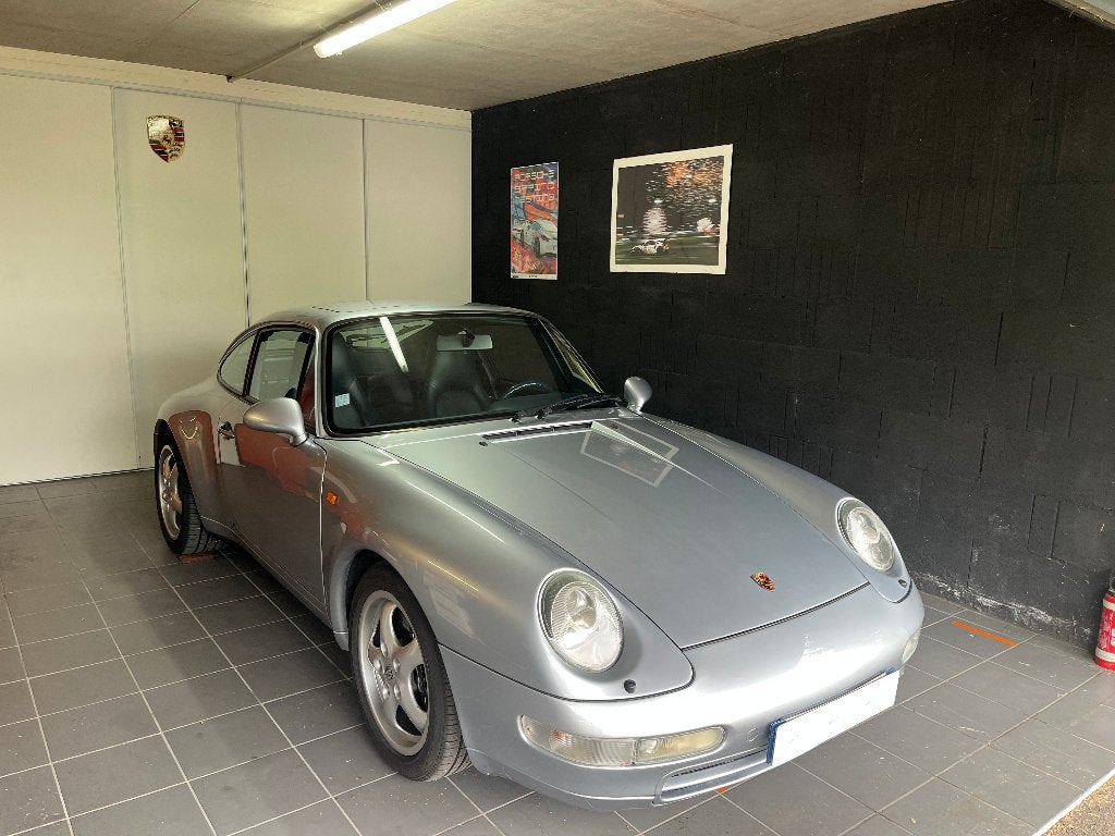 Porsche 993 Carrera 2 - Historique complet, Autos, Porsche, Cuir, Argent ou Gris, Achat, Bleu