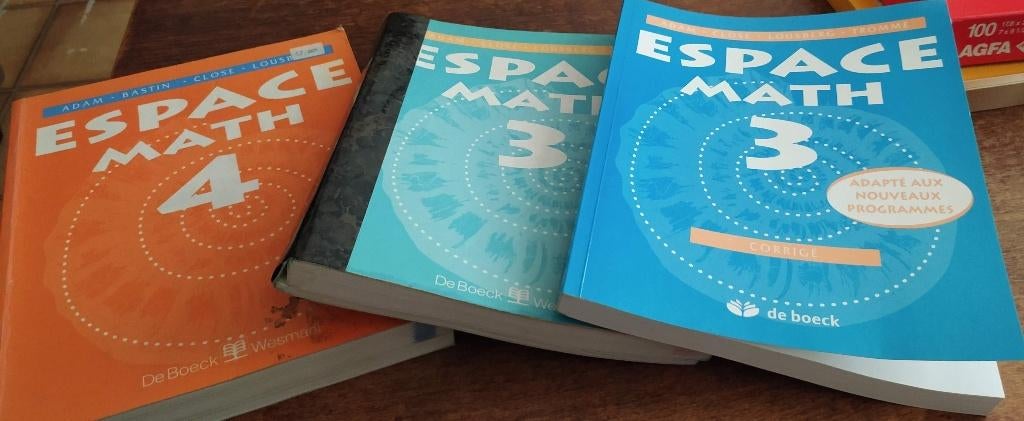 livres scolaire de math(3), Livres, Enlèvement, Utilisé, Secondaire