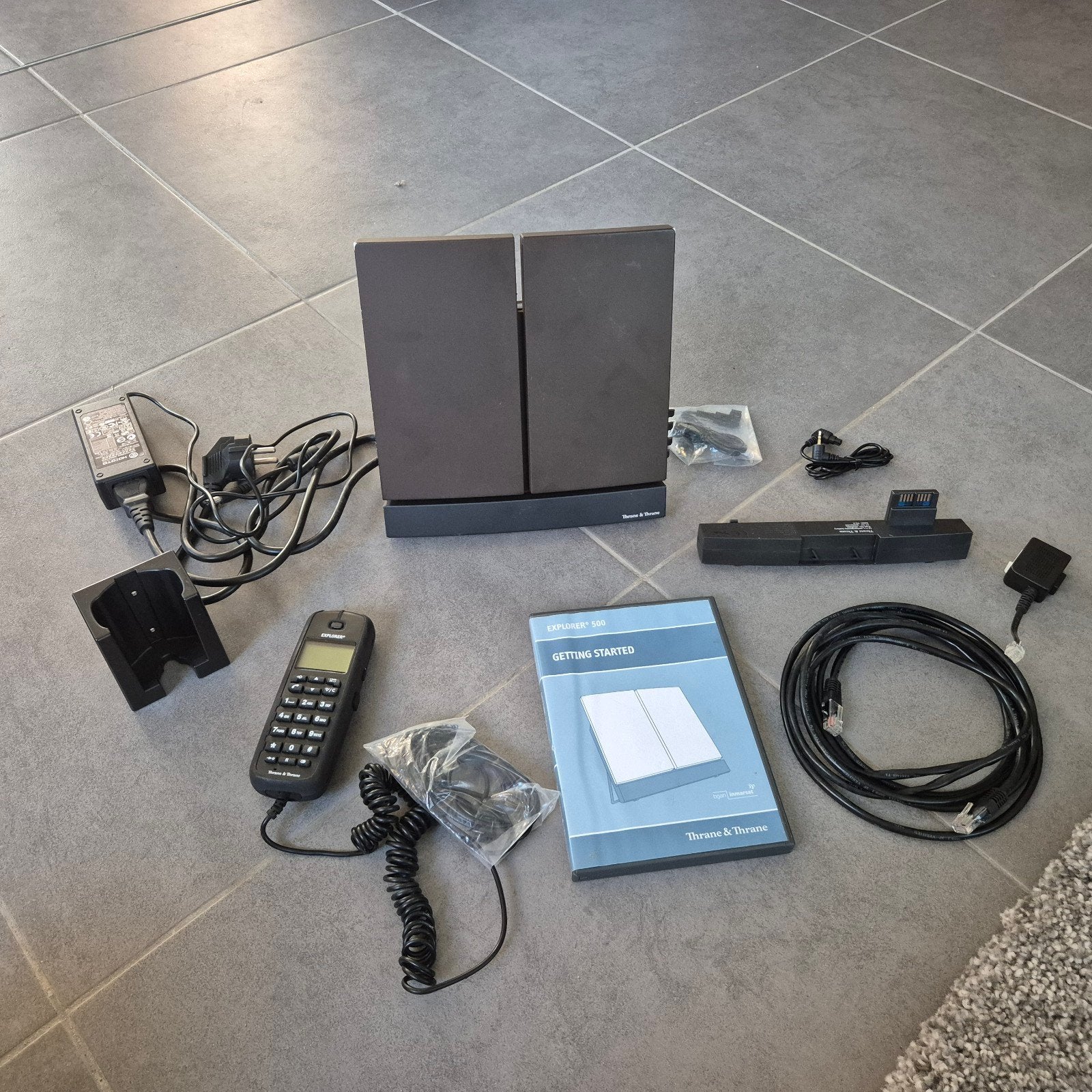 explorer 500 thrane & thrane, Ophalen, Gebruikt
