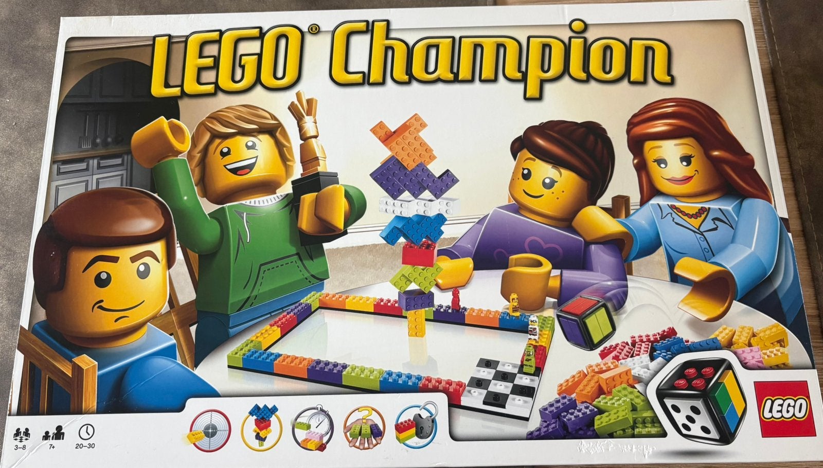 Gezelschapsspel lego 3861, Ophalen, Zo goed als nieuw, Compleet, Lego