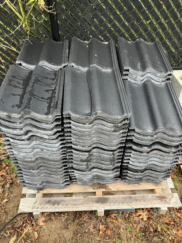 Dakpannen NIEUW!, Bricolage & Construction, Enlèvement, Comme neuf, Noir, Tuiles