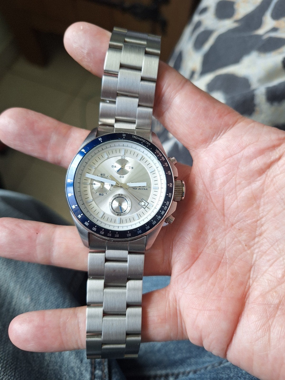 Heren horloge Fossil, Handtassen en Accessoires, Ophalen