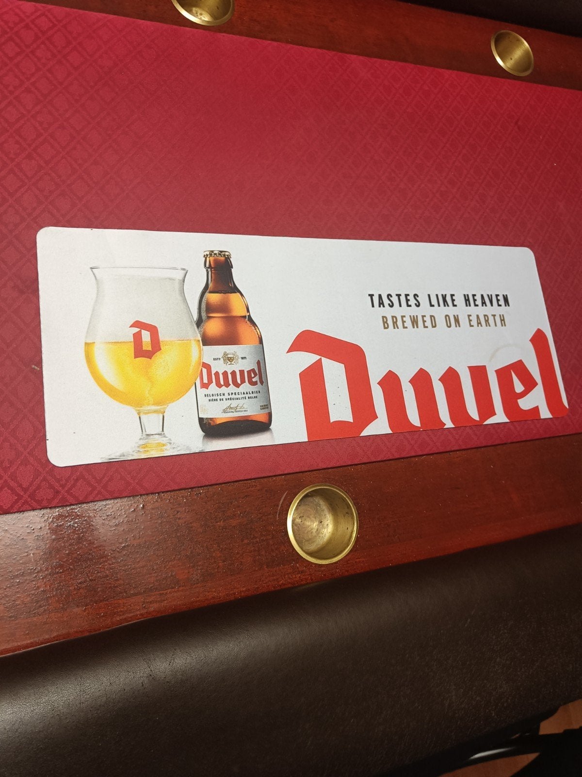 Duvel dripmat, Verzamelen, Ophalen of Verzenden, Nieuw, Gebruiksvoorwerp