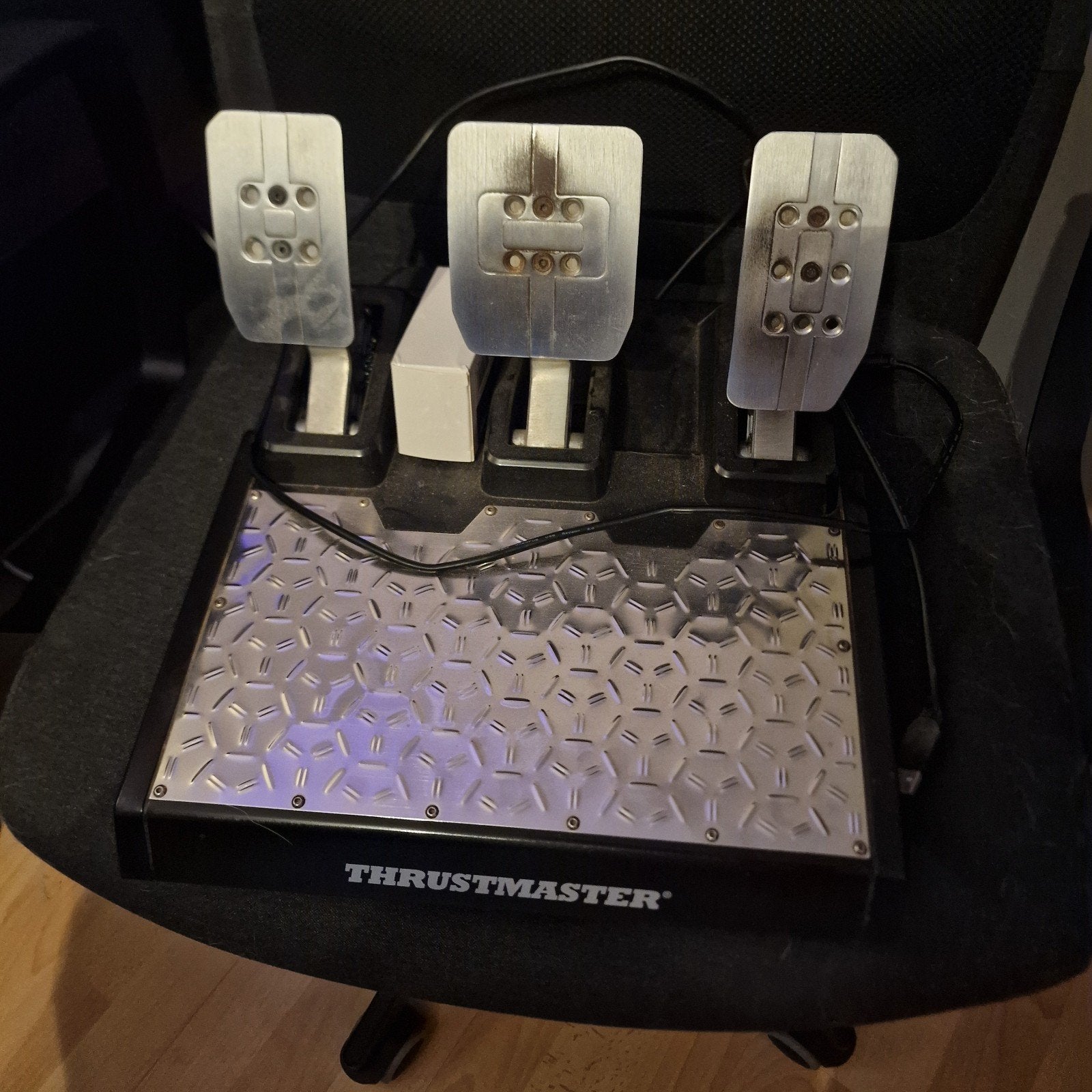 Thrustmaster T-LCM pedalen, Games en Spelcomputers, Spelcomputers | Overige Accessoires, Ophalen, Gebruikt, Force feedback, Thrustmaster