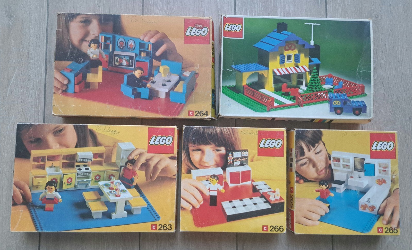 vintage lego: 263/264/265/266/361, Kinderen en Baby's, Ophalen of Verzenden, Lego