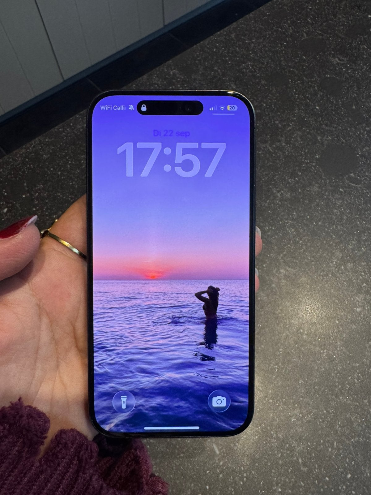 iPhone 15 Pro – Zwart – 128 GB - NIEUWE BATTERIJ, Ophalen, Zwart, Zonder simlock, IPhone 15 Pro